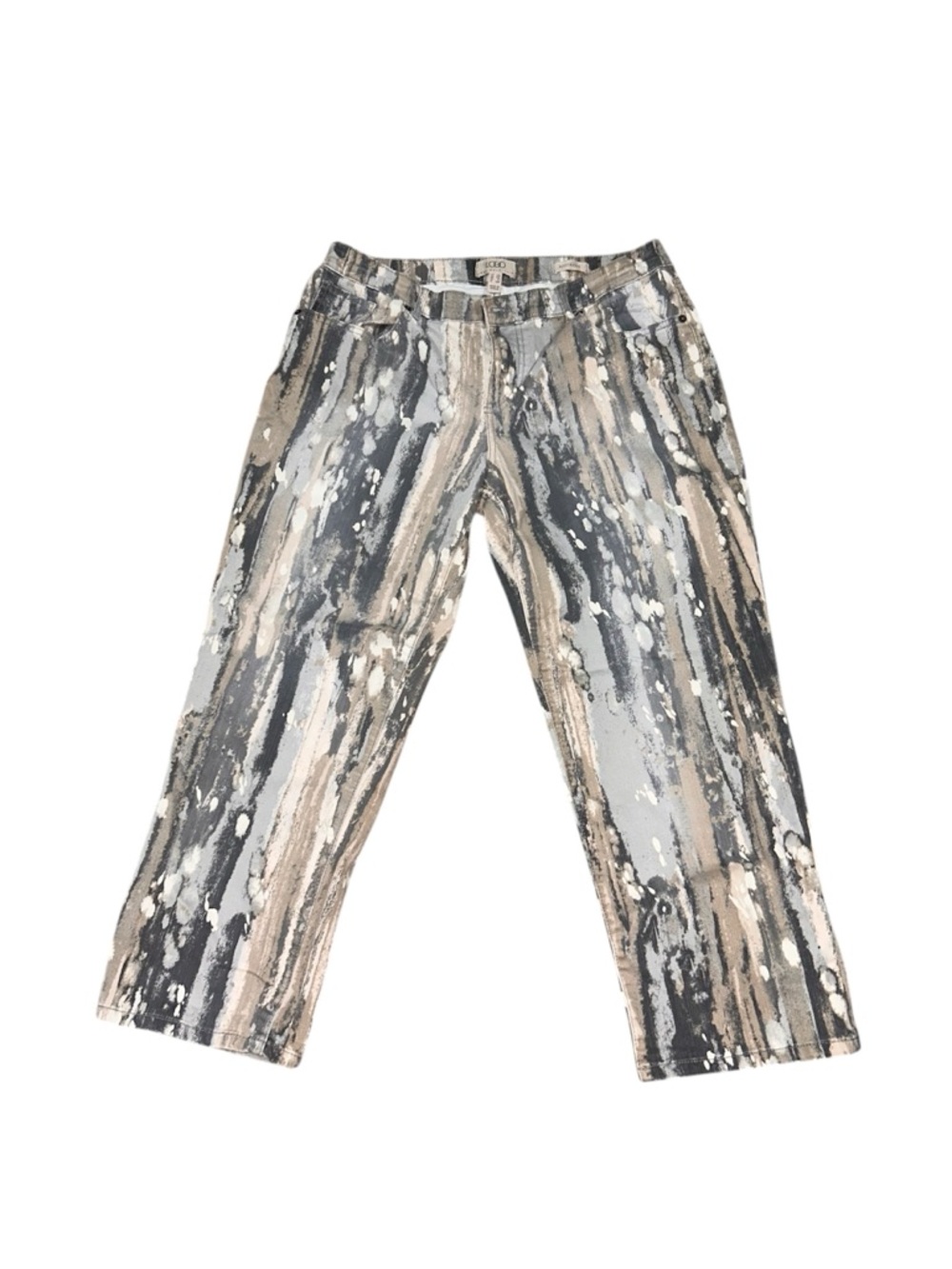 Patterned Boyfriend Jeans